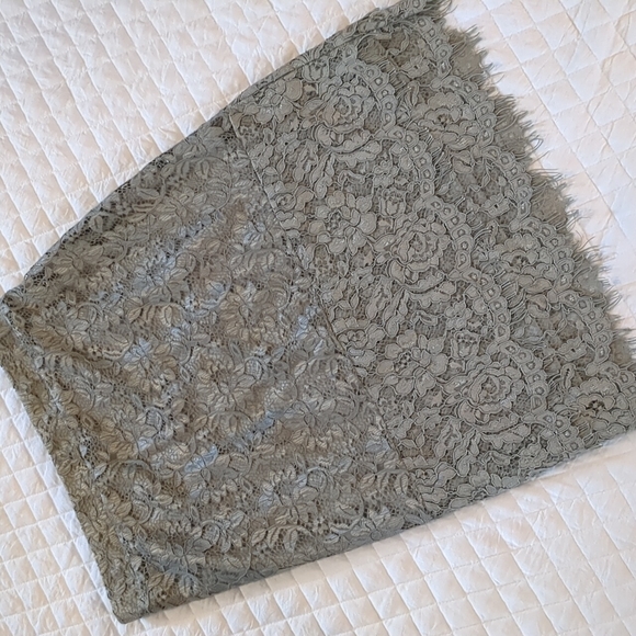 Mikarose Dresses & Skirts - MIKAROSE Lined Lace pencil skirt